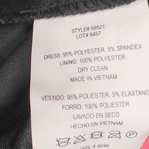 INC International Concepts Women's Black Ruched Dress Size 12 NWT - Picture 5 of 6